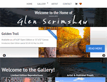 Tablet Screenshot of glenscrimshaw.com